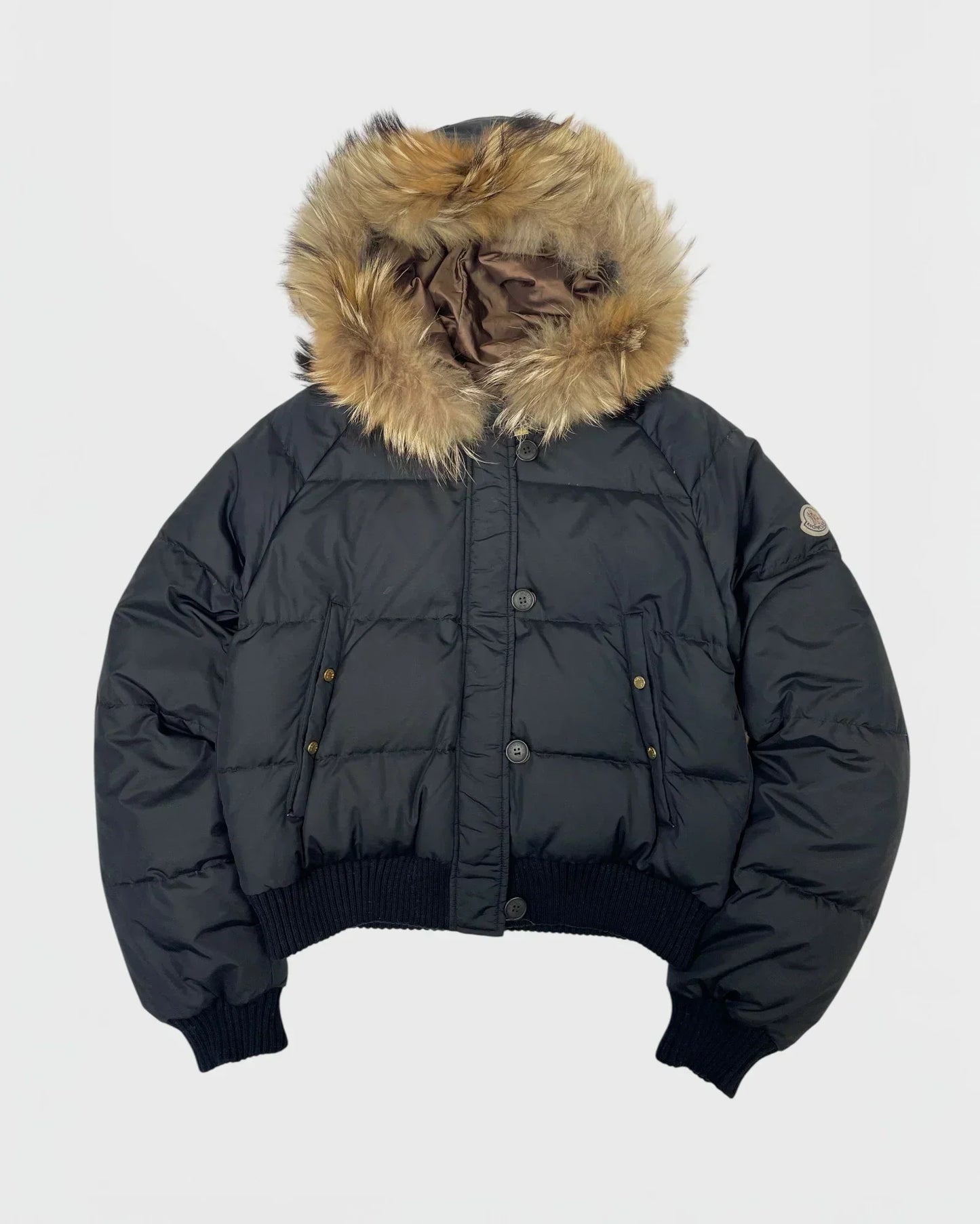 Moncler doudoune capuche à fourrure