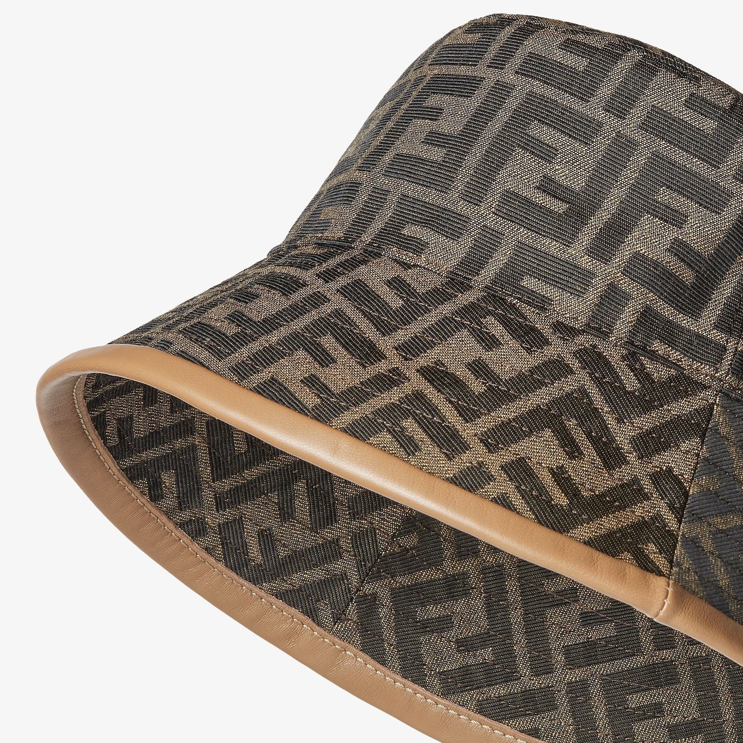 Bob en tissu jacquard FF brun