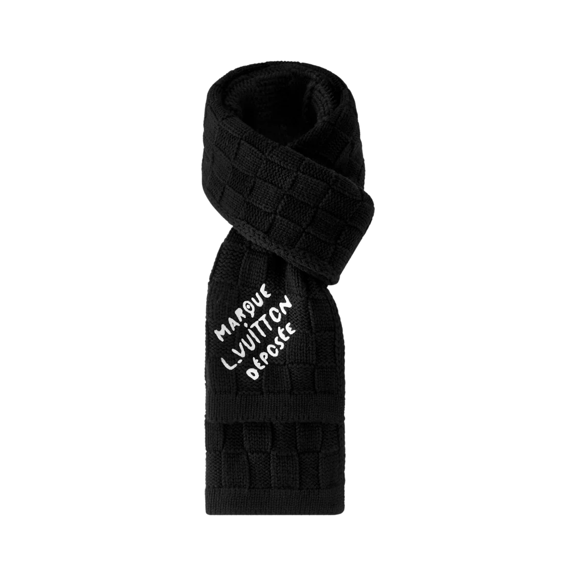 Bonnet et Écharpe Écharpe Damier Snug Noir