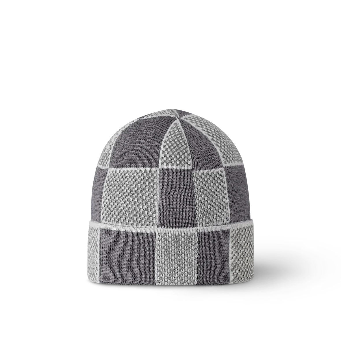 Bonnet et Écharpe Damier Heritage Gris