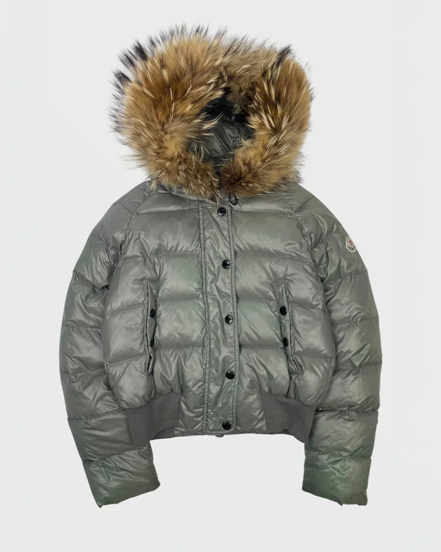 Moncler doudoune capuche à fourrure