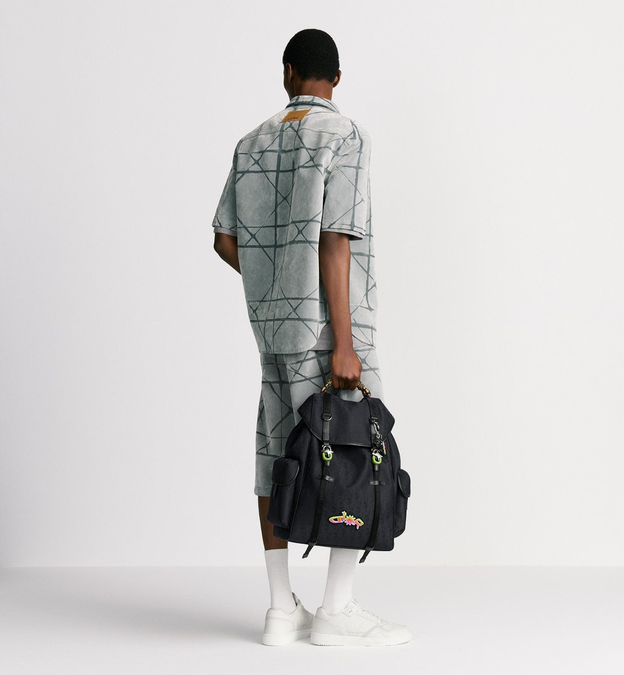 Sac à dos à rabat Dior Hit The Road DIOR AND LEWIS HAMILTON