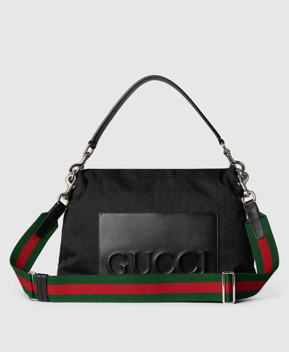 Sac à bandoulière en toile GG grand format