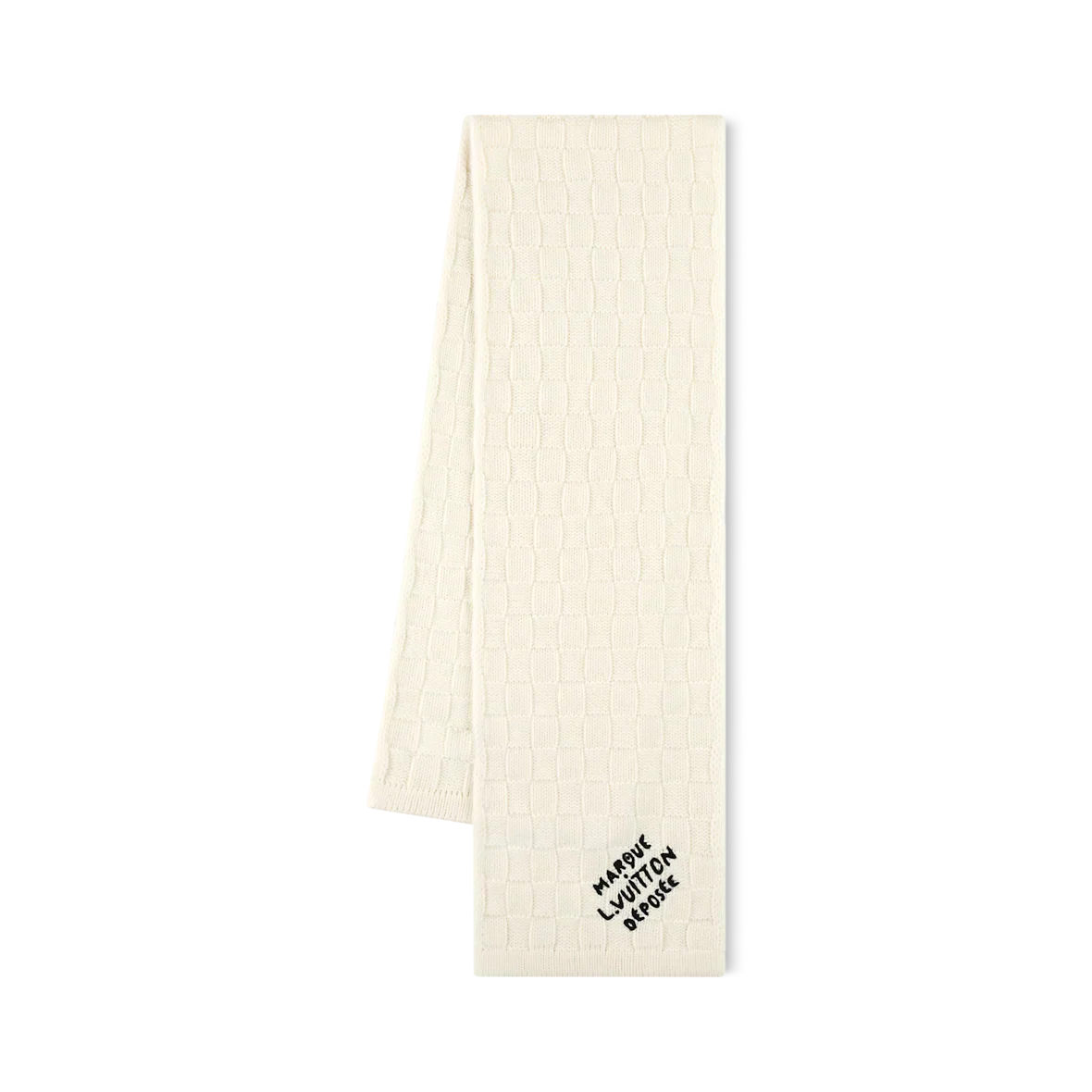 Bonnet et Écharpe Écharpe Damier Snug Crème