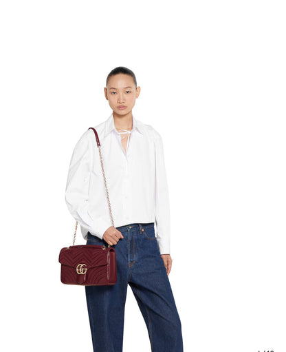 Sac à épaule grand format à motif GG Marmont