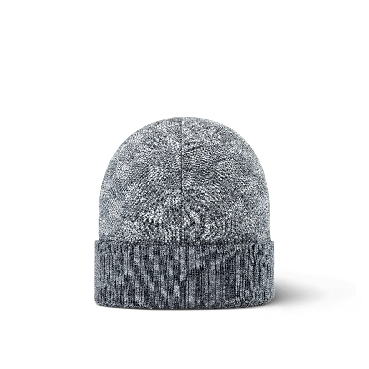 Bonnet et Écharpe Néo Petit Damier Noir