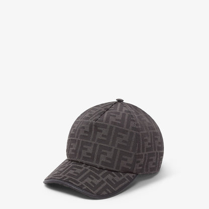 Casquette de baseball en jacquard FF gris