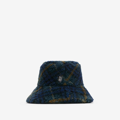 Bob en molleton Check Argil midnight