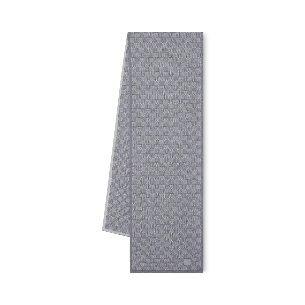 Bonnet et Écharpe Néo Petit Damier Noir