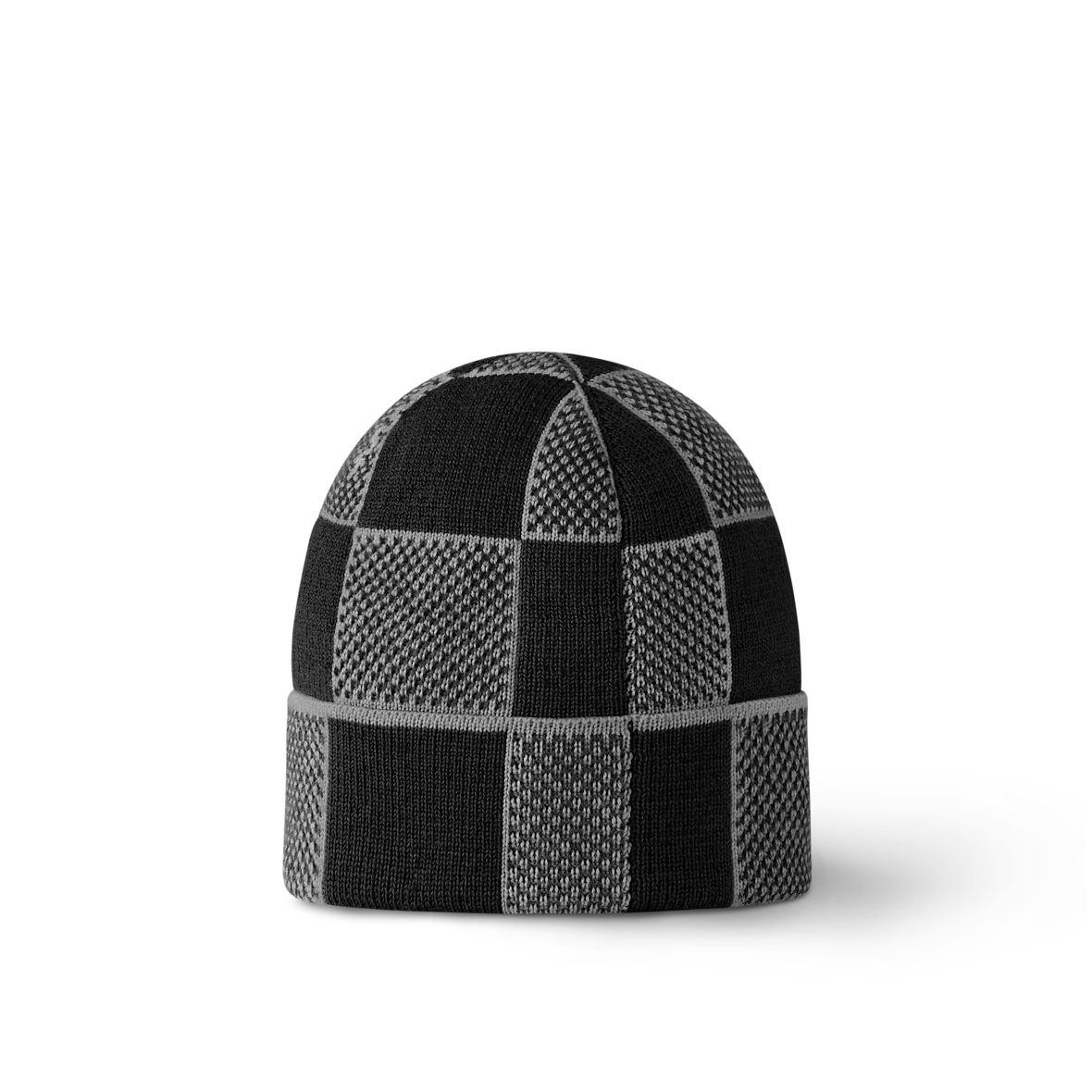 Bonnet et Écharpe Damier Heritage Noir