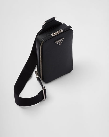 Sac Prada Brique en cuir Saffiano