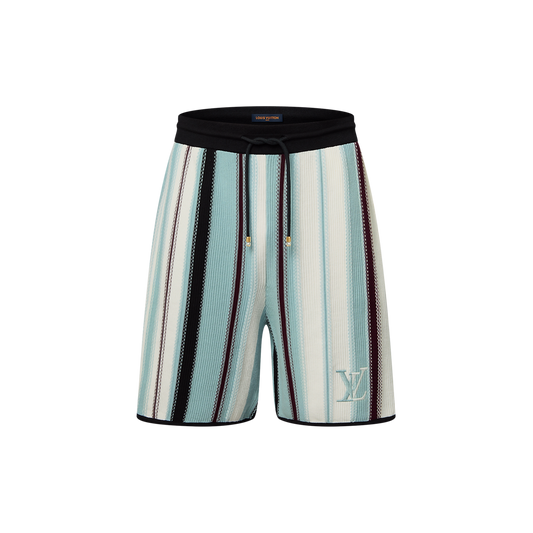 Short rayé en crochet