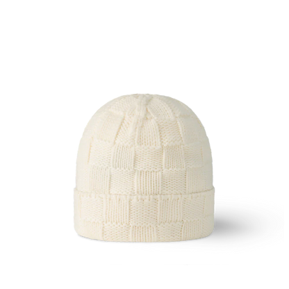 Bonnet et Écharpe Écharpe Damier Snug Crème