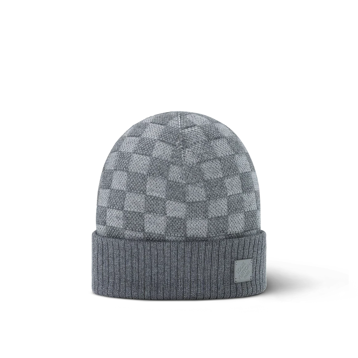 Bonnet et Écharpe Néo Petit Damier Noir