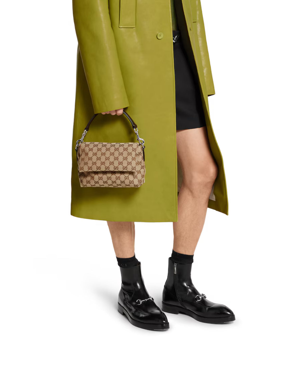 Sac à bandoulière en toile GG petit format