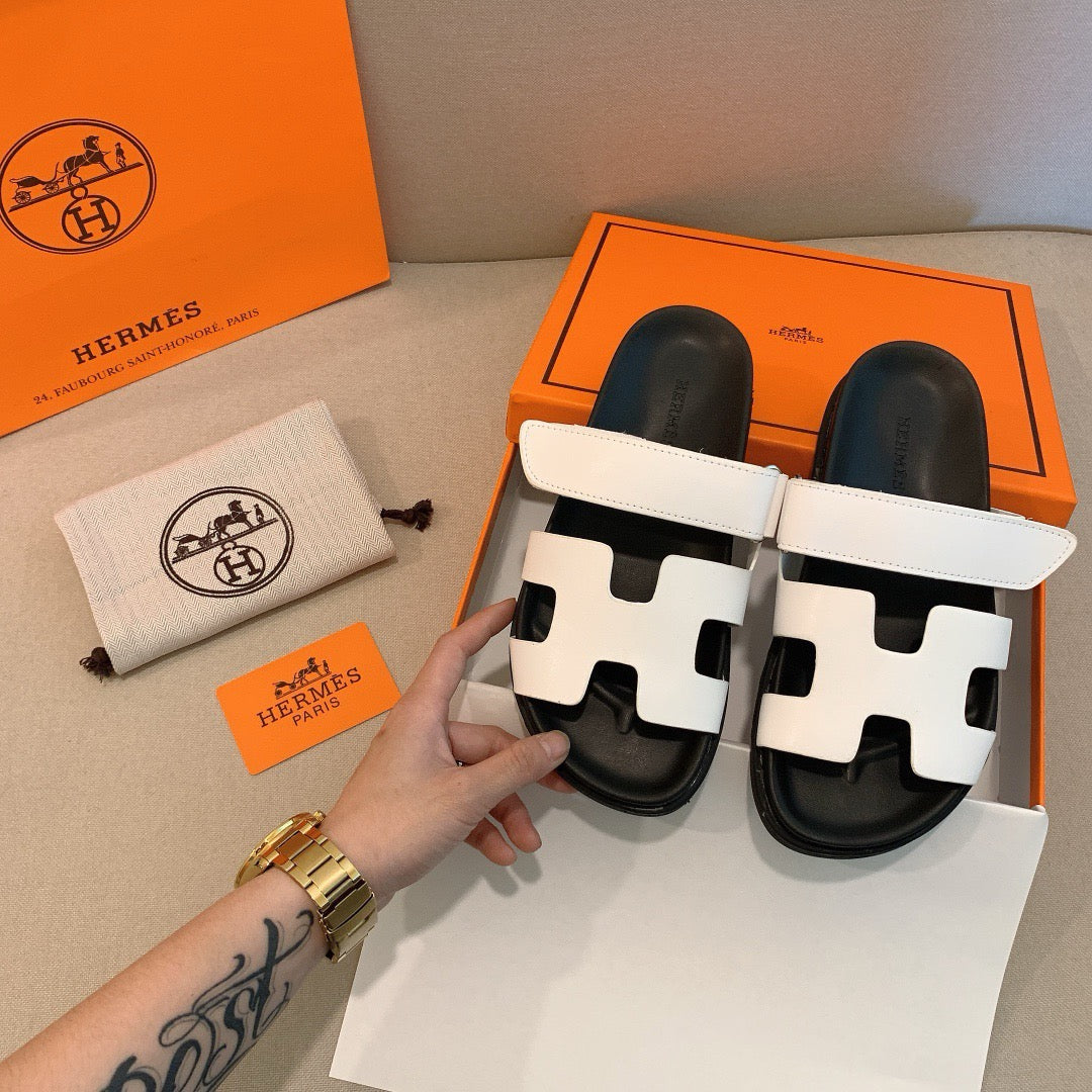 Hermes - Sandales Chypre Blanc