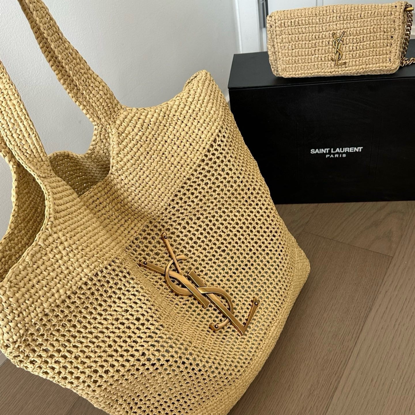 YSL - CARE IN RAFFIA