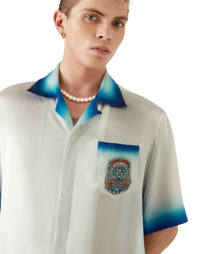 Casa Way Skate Short Sleeve Silk Shirt