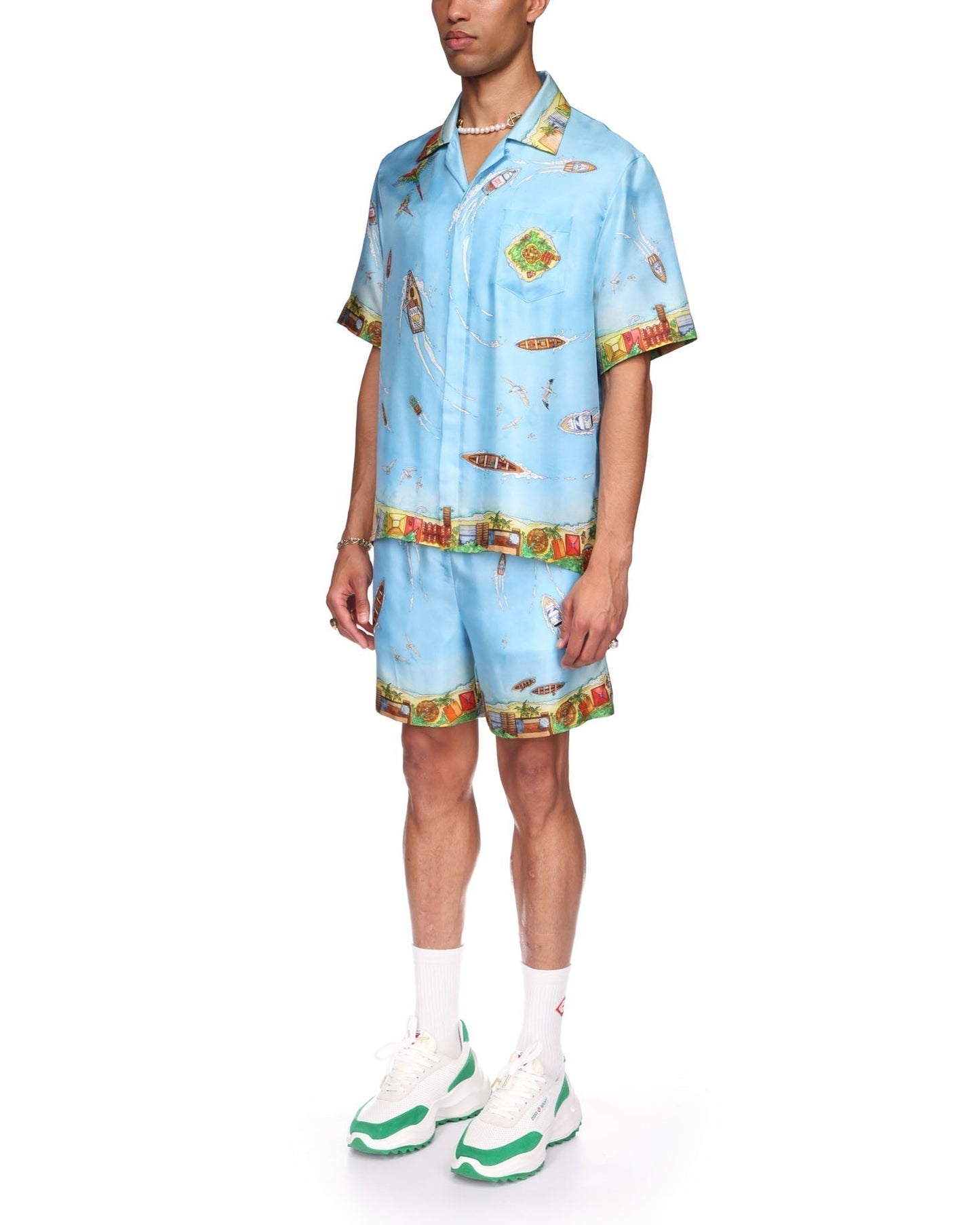 Maison Sur Piloti Silk Shirt